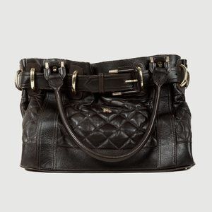Burberry Prorsum Dark Brown Leather Beaton Bag
